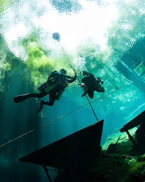 Tec 45 deco dive training in Eilat
