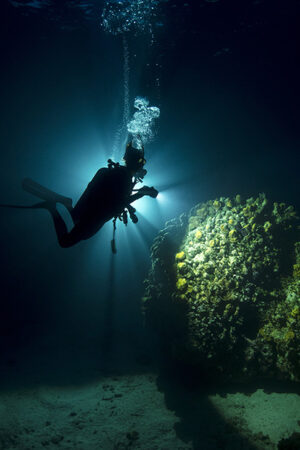קורס ‏צולל לילה באילת